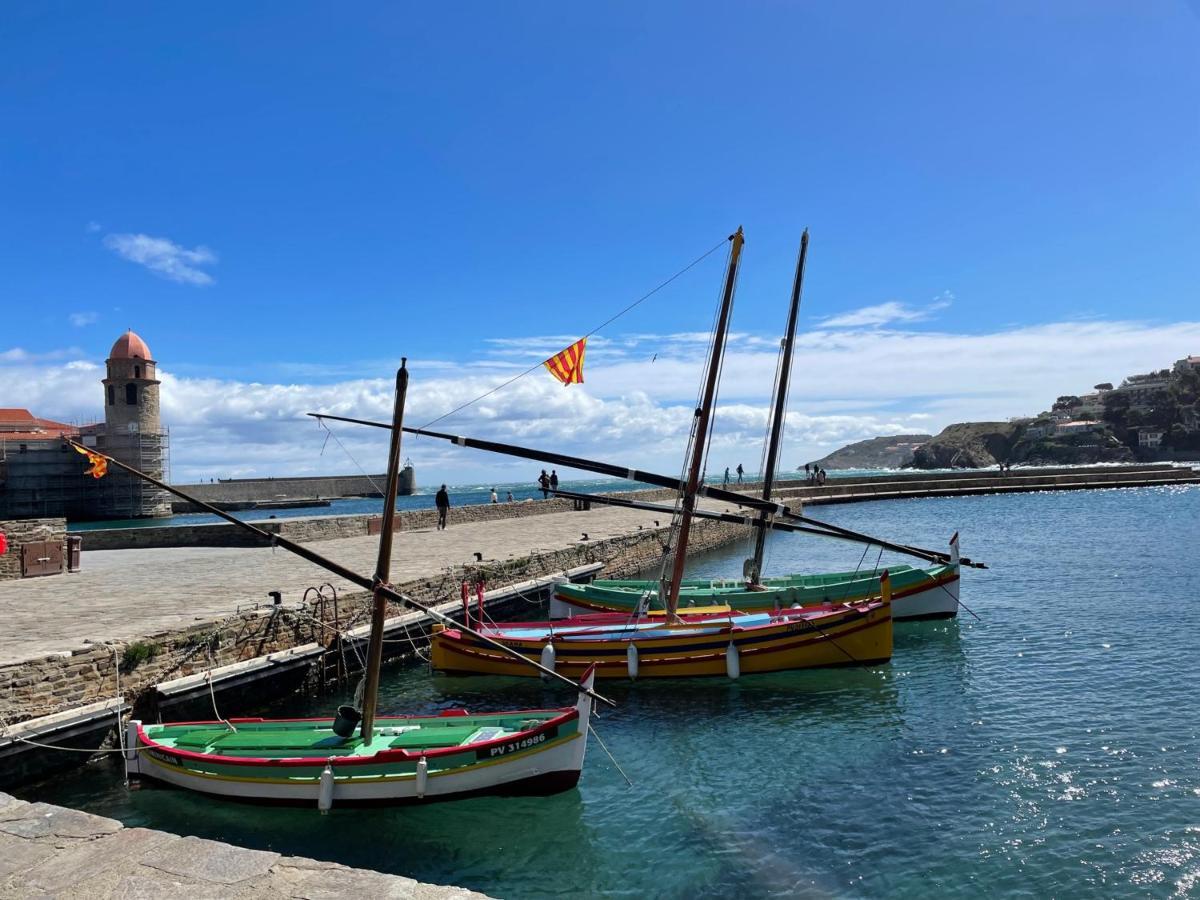 Typique A Collioure, Pres Des Plages Et Commerces, Avec Cour Et 3 Pour 6 Pers. - Fr-1-309-213 *
